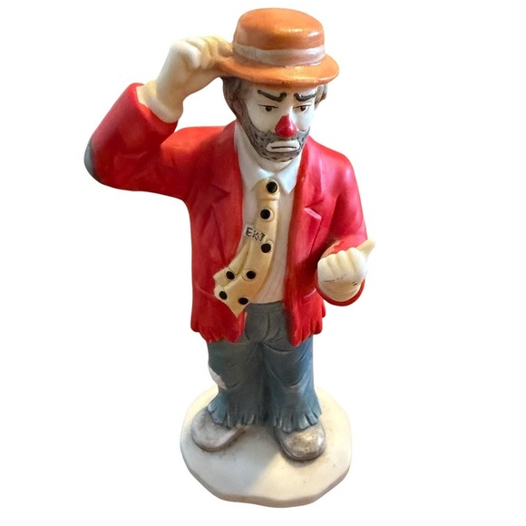 Flambro Emmett Kelly Jr Collection Other - Emmett Kelly Jr Flambro Sad Clown Figurie EKJ Vintage {prce;aom 5In